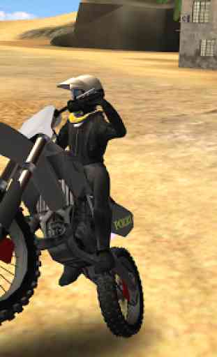 Police Motorbike Desert City 4