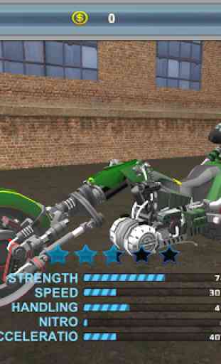 Policía Sci Fi Bike Rider 3D 2