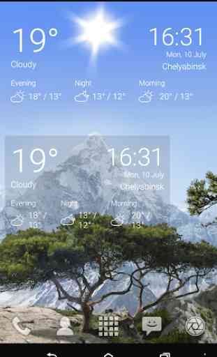 Realistic Weather All Seasons Live Wallpaper 4
