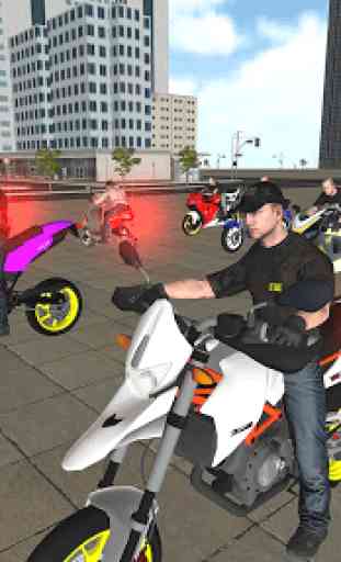 Simulador De Bike Manage: La Policía Caza Juego 1