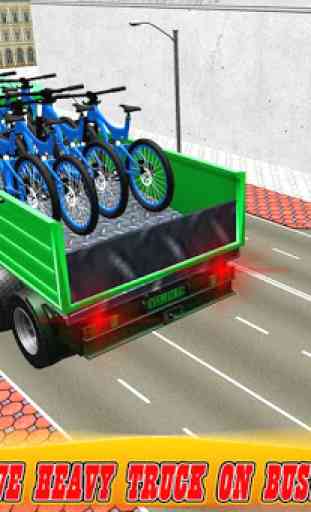 Simulador de camión de transporte bicicletas BMX 1