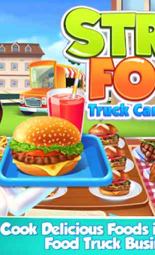 Street Food Truck Canteen Cafe - Juegos de cocina 1