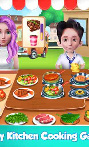 Street Food Truck Canteen Cafe - Juegos de cocina 4