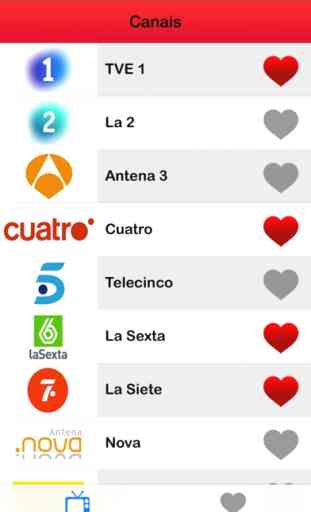 ► TV guía España: Españoles TV-canales Programación (ES) - Edition 2014 1