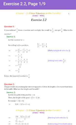 8th Maths CBSE Solutions - Class 8 3