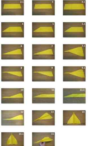 Aviones de papel de origami de hasta 100 metros 2