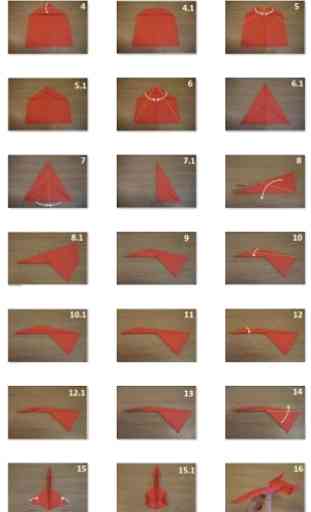Aviones de papel de origami de hasta 100 metros 3