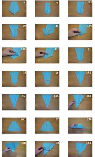 Aviones de papel de origami de hasta 100 metros 4