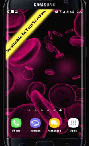 Blood Cells Particles 3D Parallax Live Wallpaper 4