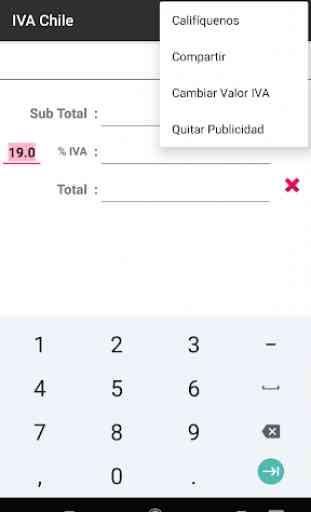 Calculadora IVA Chile 3