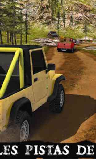 Fuera del camino Jeep Montaña Carreras Simulador 3
