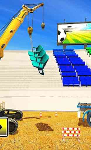 fútbol estadio constructor: 3D construcción juego 4