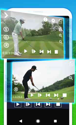Golf Swing Analyzer - watch/speed change/free - 1