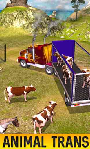 Granja Animal Transporte Camión Conducción Juegos 2