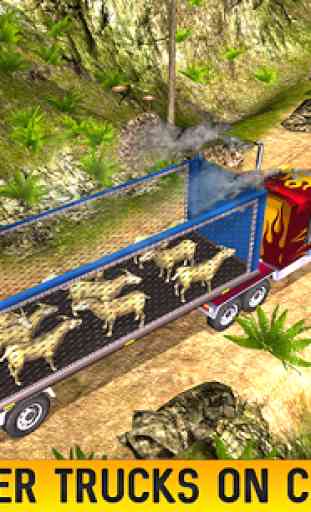 Granja Animal Transporte Camión Conducción Juegos 3