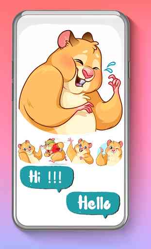 Hamster STICKERS FOR WhatsApp - WAStickerApps 1