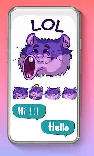 Hamster STICKERS FOR WhatsApp - WAStickerApps 2