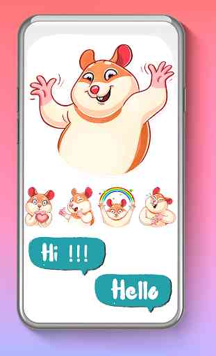 Hamster STICKERS FOR WhatsApp - WAStickerApps 3