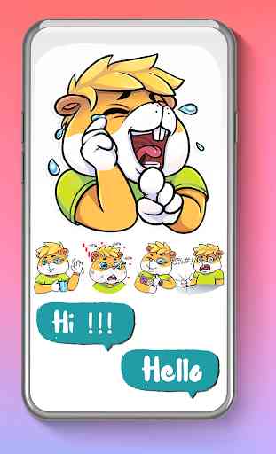 Hamster STICKERS FOR WhatsApp - WAStickerApps 4