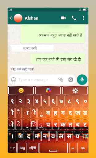 Inglés Hindi teclado 2020 1