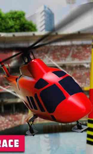 juego carreras helicópteros voladores: heli racer 1