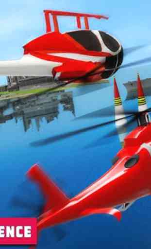 juego carreras helicópteros voladores: heli racer 3