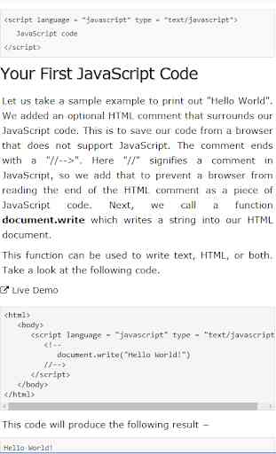 Learn Javascript (Offline Tutorials) 1