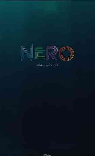 Nero - Web App Kit UI/UX Material Design 1