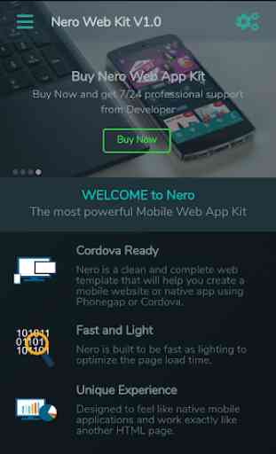Nero - Web App Kit UI/UX Material Design 2