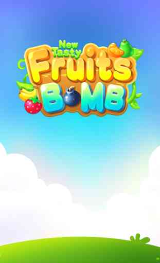 New Tasty Fruits Bomb: Puzzle World 1
