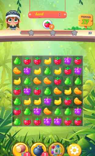 New Tasty Fruits Bomb: Puzzle World 2