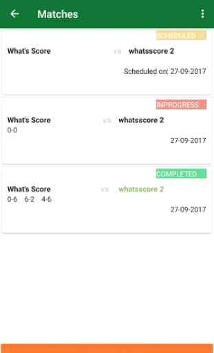 Score Tennis Match & Analyse 2