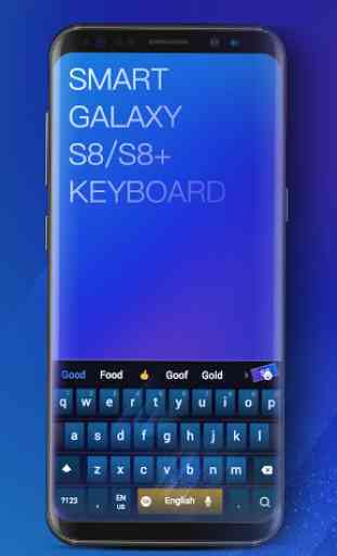 Smart Galaxy S8 / S8 + teclado 3