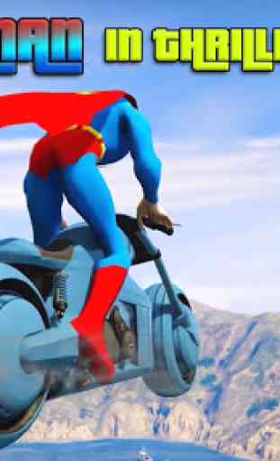 Superheroes Tricky Motorbike Stunt 4