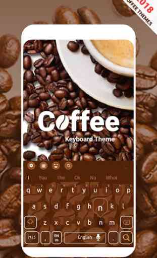 Tema del teclado Coffee Bean 1