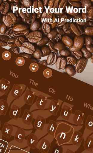 Tema del teclado Coffee Bean 2