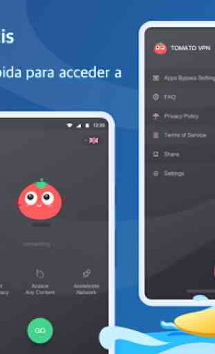 VPN Tomato gratis | Veloz proxy VPN hotspot gratis 1