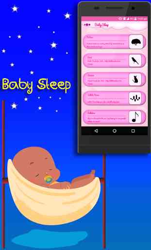 White Noise Baby Sleep: Lullaby Songs Offline App 2