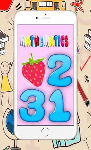 123 Matemáticas : Aprender números formas y juegos de educación de la primera relación de jardín de infancia 1