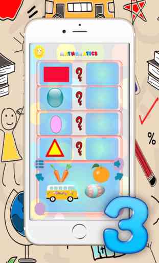 123 Matemáticas : Aprender números formas y juegos de educación de la primera relación de jardín de infancia 2