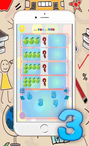 123 Matemáticas : Aprender números formas y juegos de educación de la primera relación de jardín de infancia 4
