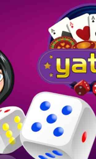 A Yahtzy High Rollers Dice Dinero Club 3