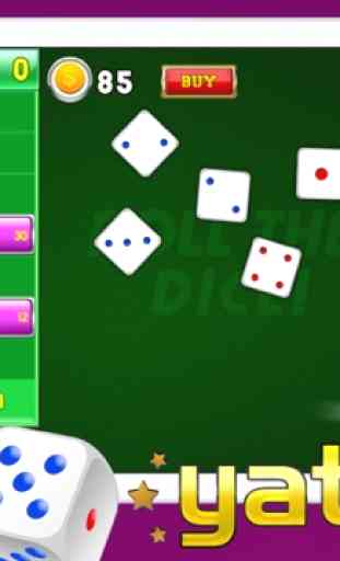 A Yahtzy High Rollers Dice Dinero Club 4