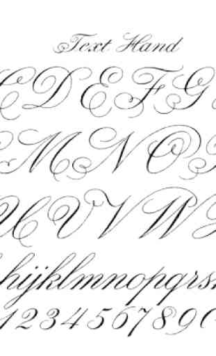 Artes de la escritura de la caligrafía 4