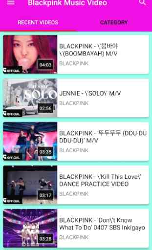 BLACKPINK SONG AND VIDEO DANCE 1