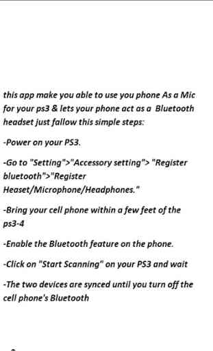 Bluthooth mic for ps3 ps4 pc psp 2