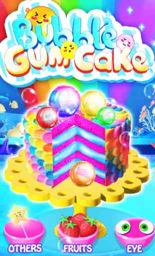 Bubble Gum Cake: Cooking Games for Girls 1