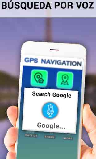 Buscar ruta: navegación por voz GPS 4