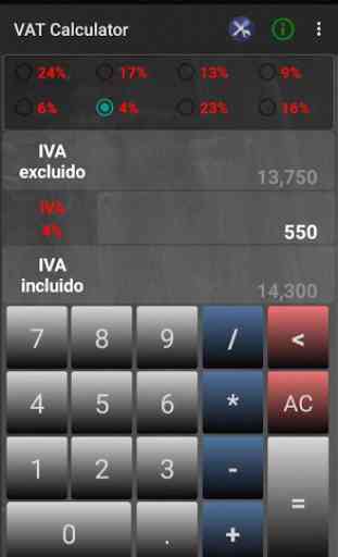 Calculadora de IVA 3