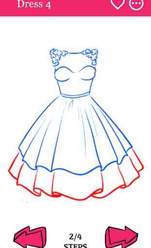 Cómo dibujar el vestido de moda paso a paso 3